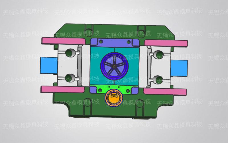 500T一体式轮毂模具