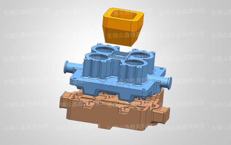 多路阀体3D打印